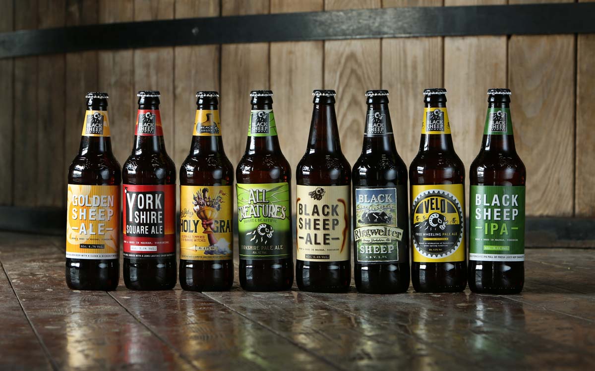 Range of Black Sheep beers