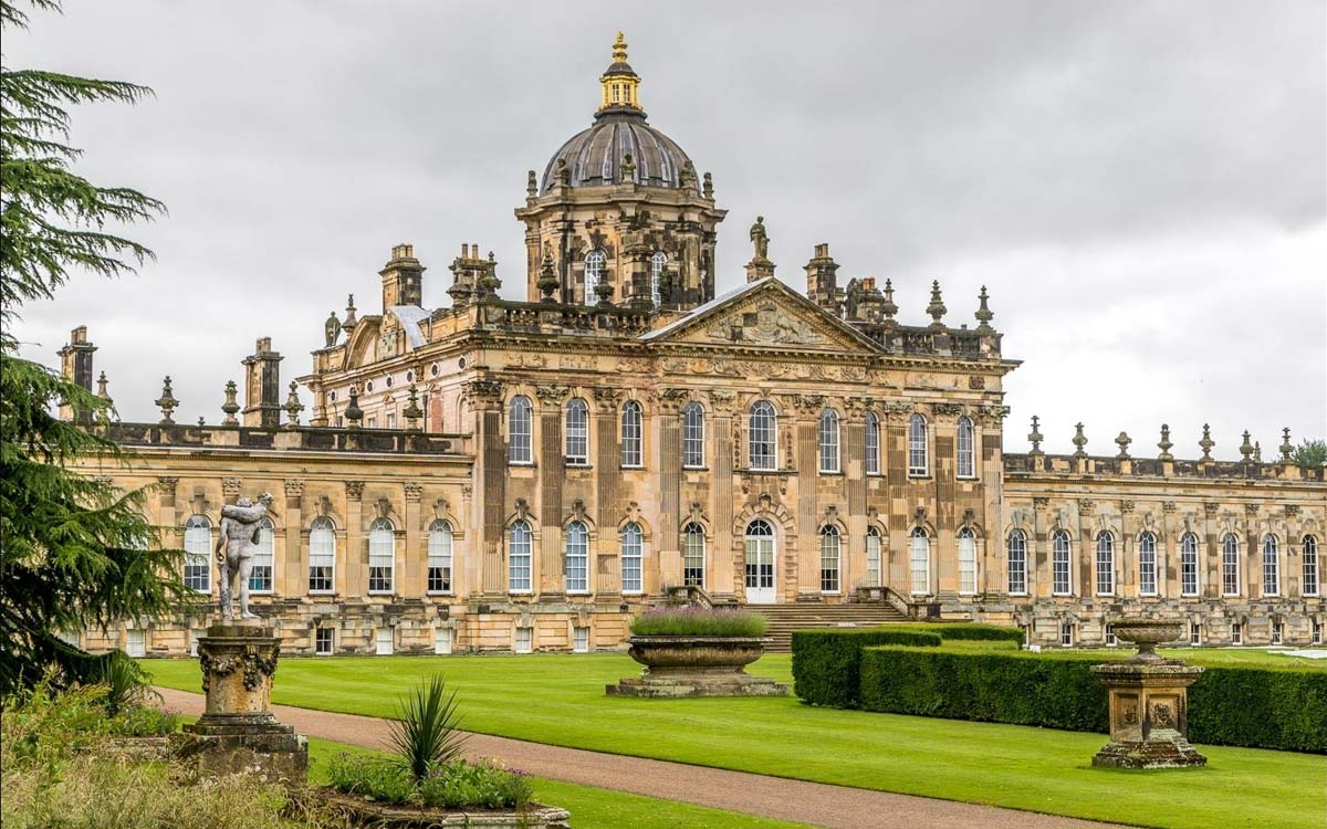 Castle Howard garden view
