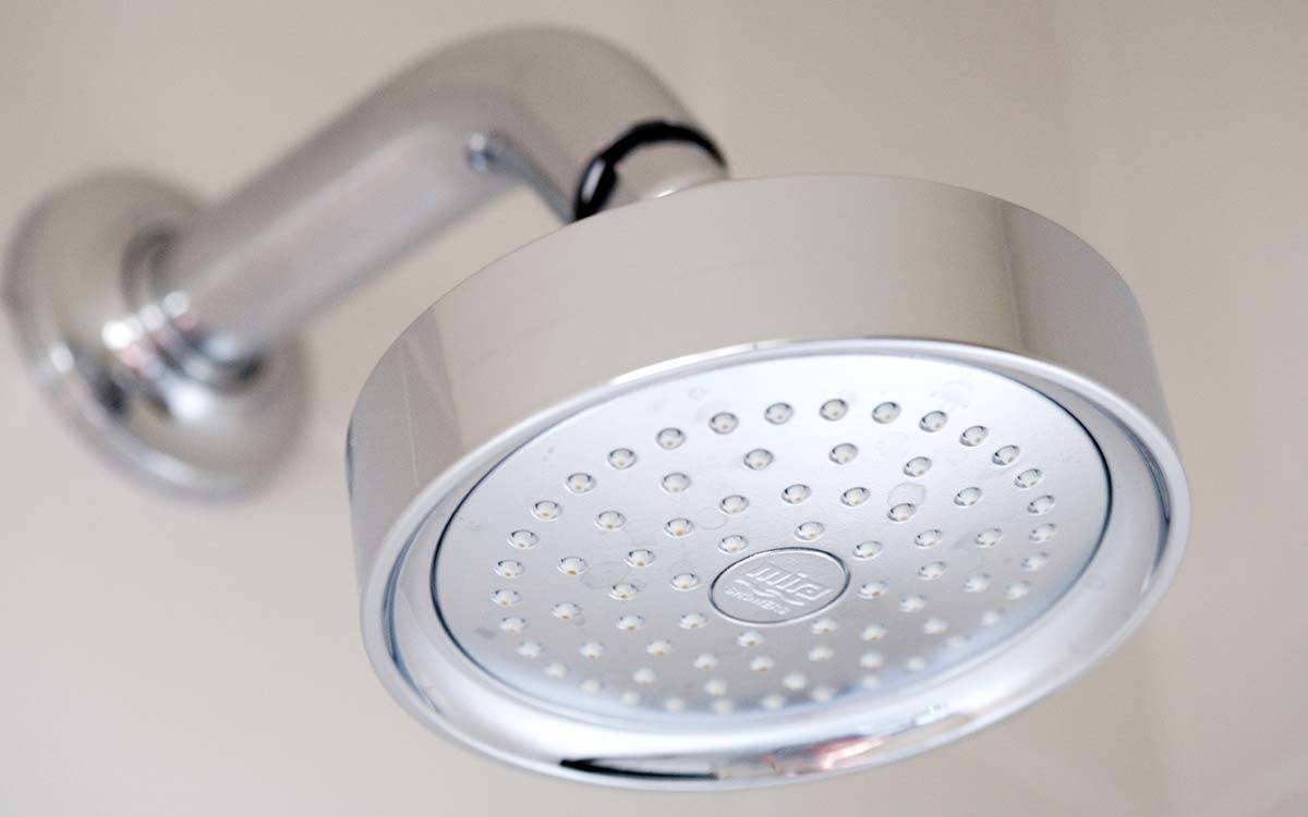Stable Block upstairs bathroom shower