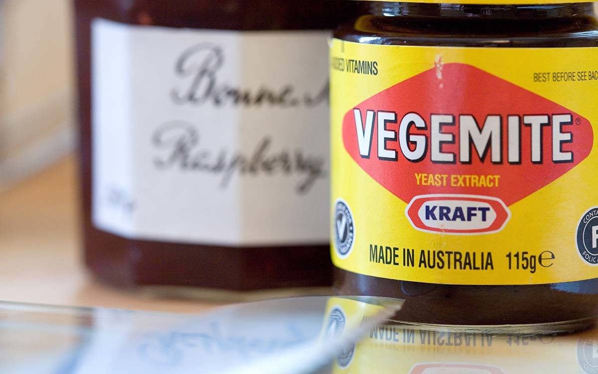 Vegemite and jam