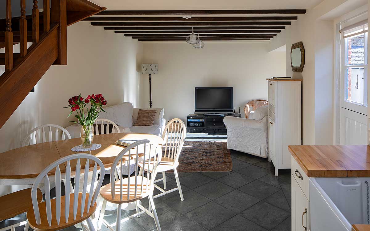 Stable Block open plan living dining area