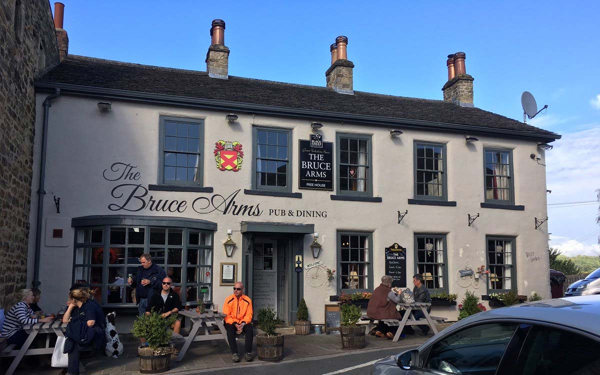 The Bruce Arms on Masham little market