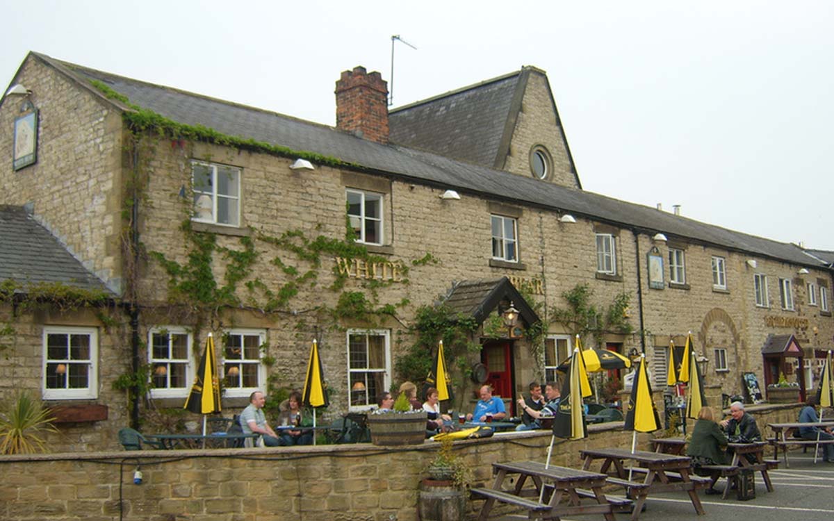 Terrace at the White Bear Hotel